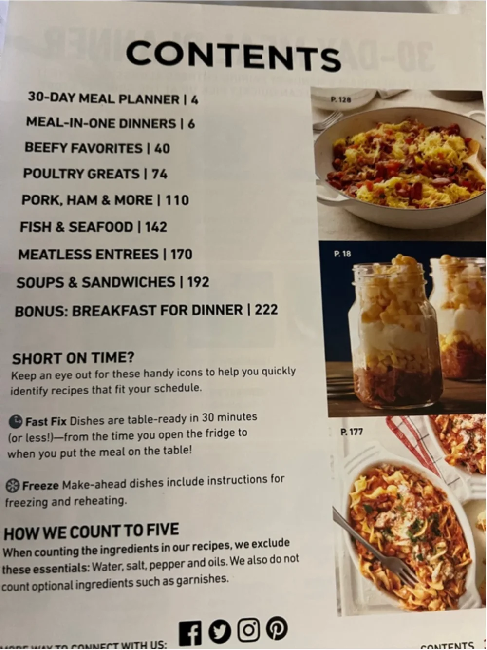Taste of Home Cookbooks 5 Ingredient Dinners